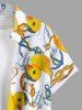 Duck Swimming Ring Anchor Sailboat Print Plus Size Matching Hawaii Beach Cruise Shirts Dress Outfit For Couples -  