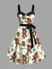 Gorillas Coconut Tree Flowers Pineapple Masks Print Plus Size Matching Hawaii Beach OutfitFor Couples -  