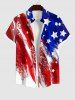 Painting Patriotic American Flag Print Dog And Owner Matching Outfits -  