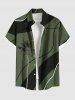 Tenue de Plage Grande Taille Mignon Contrastant Imprimé Cocotier pour la Plage - Vert profond 