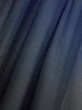 Plus Size Ombre Print Lace Up Ruched Ruffles Star Buckle Tank Top -  