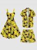 Plus Size Sunglasses Rock Ducks Print Hawaii Beach Shorts For Men -  