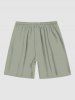 Tropcal Leaf Print Plus Size Matching Hawaii Beach Outfit For Couples -  