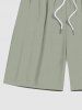 Tropcal Leaf Print Plus Size Matching Hawaii Beach Outfit For Couples -  
