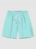 Coconut Tree Print Plus Size Matching Hawaii Beach Outfit For Couples -  