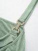 Plus Size Ruffles Twist Textured Ribbed Tank Top -  