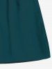 Plus Size Drawstring Solid Hawaii Beach Shorts For Men -  