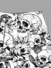 Plus Size Skulls Flowers Print Hawaii Beach Shorts For Men -  