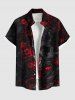 Skull Galaxy Sun Print Plus Size Matching Hawaii Beach Outfit For Couples -  