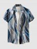 Geometric Patterns Colorblock Print Plus Size Matching Hawaii Beach Outfit For Couples -  