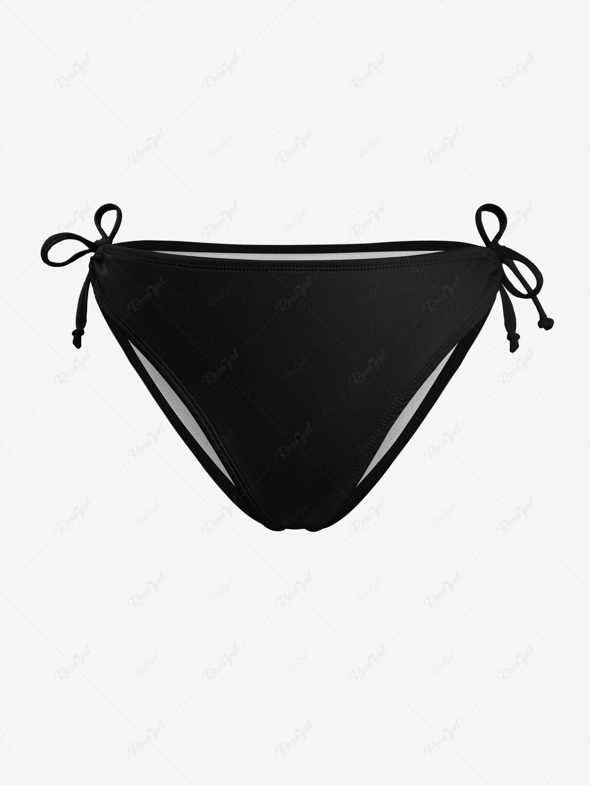 Cheap Fashion Solid Tied Swim Bottom  