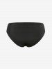Plus Size Geo Bowknot Cutout Halter Backless Handkerchief Tankini Swimsuit -  