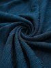 Plus Size Tulip Hem Twist Textured Ruffles Cold Shoulder Dress -  