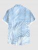 Tropical Leaf Ombre Print Plus Size Matching Hawaii Beach Outfit For Couples -  