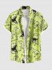 Dinosaur Letters Print Matching Hawaii Beach Outfit For Couples -  