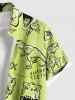 Dinosaur Letters Print Matching Hawaii Beach Outfit For Couples -  