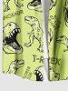 Dinosaur Letters Print Matching Hawaii Beach Outfit For Couples -  