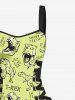 Dinosaur Letters Print Matching Hawaii Beach Outfit For Couples -  