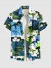 Costume de Plage en Blocs de Couleurs Couleurs Couleurs Couleurs Couleurs Couleurs Squelette Imprimée Grande Taille Saint-Valentin - Vert 