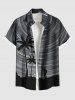 Coconut Tree Spiral Galaxy Print Plus Size Matching Hawaii Beach Outfit For Couples -  