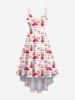 Pineapple Flamingo Butterfly Print Plus Size Matching Hawaii Beach Outfit For Couples -  