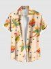 Coconut Tree Banana Pineapple Spotted Print Matching Hawaii Beach Outfit For Couples -  