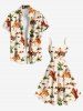 Plus Size Cactus Horse Knight Print Hawaii A Line Tank Dress -  