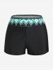 Plus Size Dreamcatcher Print Modest Tankini Swimsuit -  