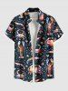 Colorful Crab Lobster Stars Print Matching Hawaii Sea Creatures Beach Outfit For Couples -  