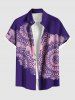 Ethnic Floral Graphic Print Plus Size Matching Outfit For Couples -  