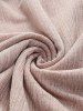 Plus Size Rose Flower Print Ruffles Surplice Chains Cold Shoulder Blouse -  