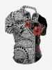 Hibiscus Flowers Leaf Paisley Print Plus Size Matching Hawaii Beach Outfit For Couples -  