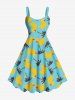 Coconut Tree Ducks Print Plus Size Matching Hawaii Beach Outfit For Couples -  