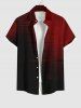 Ombre Plaid Colorblock Print Plus Size Matching Hawaii Beach Outfit For Couples -  