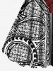 Plus Size Hibiscus Flowers Leaf Paisley Print Hawaii Tank Dress -  