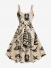 Ship Mermaid Octopus Anchor Cruise Print Plus Size Matching Beach Outfit For Couples -  