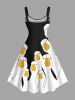 Cute Goose Print Plus Size Matching Outfit For Couples -  