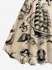 Plus Size Cruise Ship Mermaid Octopus Anchor Print Hawaii Tank Dress -  