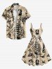 Plus Size Cruise Ship Mermaid Octopus Anchor Print Hawaii Tank Dress -  