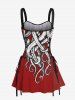 Octopus Print Matching Beach Outfit For Couples -  