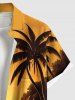 Coconut Tree Sun Sailboat Print Plus Size Matching Hawaii Beach Outfit For Couples -  