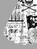 Plus Size Ink Painting Skull Compass Rudder Letter Sailboat Cruise Print Hawaii A Line Tank Dress -  
