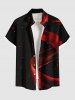 Ombre Ribbon Stars Galaxy Print Plus Size Matching Hawaii Beach Outfit For Couples -  