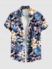 Combishort de Plage à Imprimé Feuille Tropicale Grande Taille - Multi-A 