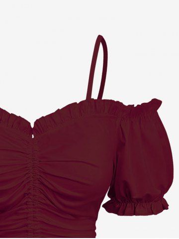 Tropical Leaf Hibiscus Flower Print Plus Size Matching Hawaii Beach Outfit For Couples