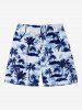 Coconut Tree Print Plus Size Matching Hawaii Beach Outfit For Couples -  