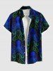 Ombre Octopus Print Plus Size Matching Beach Outfit For Couples -  