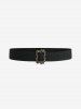 Plus Size Lace Up Solid Pockets Handkerchief Dress with Removable Belt -  