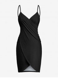Plus Size Solid Convertible Beach Cover -  