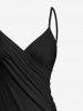 Couverture de plage convertible solide grande taille - Noir XXS